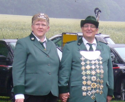 Königspaar 2013 Hans-Ullrich Noeske mit Annatte Noeske Döhring 