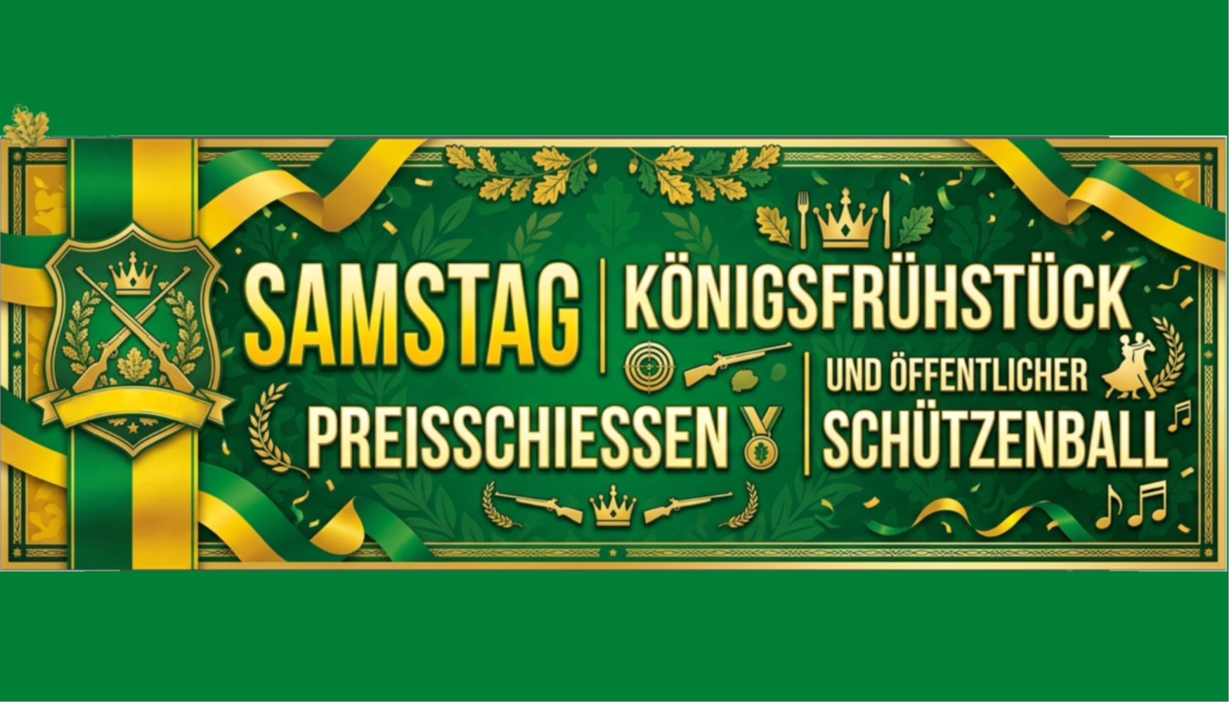 Preisschießen, Schützenball
