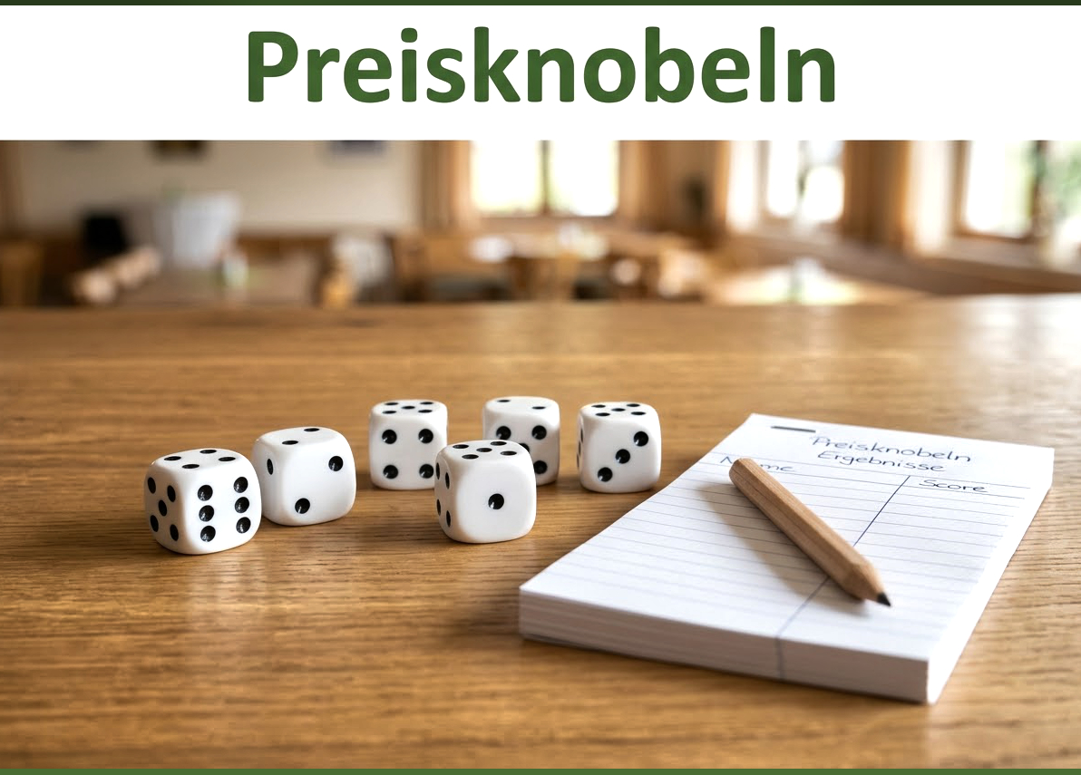 Nächste Veranstaltung 07.11.2026 - Preisknobeln